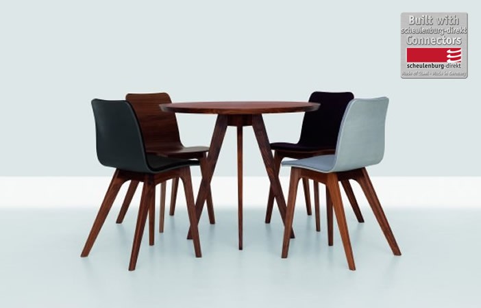 Tische und Stühle mit Verbindungsbeschlägen von scheulenburg-direkt